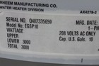 Rheem-ruud Egsp10 208v 10 Gal Cap 208v 3000w Point-of-use Electric Water Heater