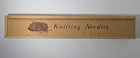 Classic Knitting Needle Storage Box - Wooden - Sliding Cover