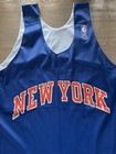 Champion New York Knicks Nba Reversible Blue white Basketball Jersey Size Xl