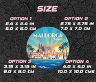 Mallorca Spain Vintage Travel Sticker Die Cut Waterproof Vinyl Laptop Decal