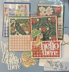 4 Stampin Up  Sweet Bugs     hello There     Picnic Fun Double Fold Diy Card Kit