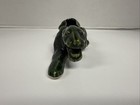 Vintage Mcm Roaring Stalking Panther Planter Dark Green