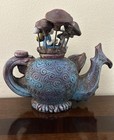 Alice In Wonderland Teapot Devil s Cat Cheshire Sculpture Figurine