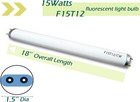2pack F15t12-cw Cool White 15watt Fluorescent Light 4100k Cool White