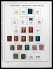 Great Britain 1840-1981 Used In Schaubek Album Stamp Collection
