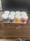 Comotion Rubber Stamps Embossing Powder-8 Jar Set