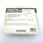Casio Ac Adapter Model Ad-4150 For Electronic Calculator New Oem