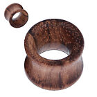 2pcs Wood Ear Tunnels Vintage Wooden Ear Gauges Ear Expander Plugs Stretcher Usa