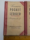 X2 Lot 1948 1949 John Deere Farmer s Pocket Ledger Richards Laporte City Iowa Ia