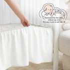 2 Pack Crib Skirt   Crib Bed Set  White