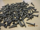 50-new-old Stock  Slotted Flat Head Steel Wood Screws  3 4  Long X  5 1 8  Shank