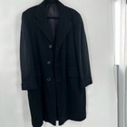 Eldridge Harry Rothman Fifth Avenue Mongolian Cashmere Black Coat Size 40r