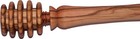 Organic All Natural Handcrafted Olive Wood Honey Dipper - 2 Pieces   Length 6  