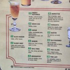 Vintage 80s Laminate Paper Cocktail Recipe Placemat Bar Lounge Decor Mixed Drink