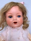 Antique 18  Baby Doll Bisque Head Composition Body Unknown Mark