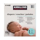 Kirkland Signature Baby Diapers  Super Absorbent  Hypoallergenic Free Shipping 