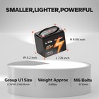Litime 12v 20ah Lithium Starter Battery For Yamaha Tohatsu Outboard Motor 135hp