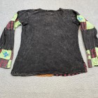 Rising International Shirt Womens 2xl Boho Embroidered Nepal Festival Top