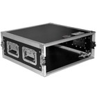 4 Space Dj Rack Road Case 19  Deep Ata Flight Case By Prox