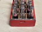 Vintage Miniature Dr  Pepper Glass Bottles   Wooden Crate Made In Argentina Ds30