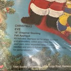 Bucilla Felt Stocking Applique Kit Christmas Eve 83114 18  New