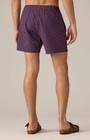 Rhone 5 5-inch Water Repellent Swim Trunks L  Xl Goji Berry  Navy  White Stripe