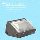 3pcs 120w Led Wall Pack Light Commercial Industrial Outdoor Security Porch Light