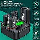 4 1200 Mah Rechargeable Battery   Charging Station For Xbox One  xbox Series X s