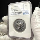 2025 Cook Islands  5 Ngc Sp70 Leon  999 Silver Coin Antique Finish 1 Of 52 Mint