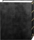 Magnetic Self-stick 3-ring Photo Album 100 Pages  50 Sheets   Black
