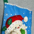 Bucilla Christmas Santas Secret 18  Handmade Felt Stocking Finished Sequin 86280