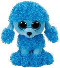 Ty Beanie Boos Mandy The Blue Poodle Boo Dog Plush Stuffed Animal Kids Gift Toy 