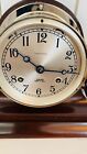 Chelsea Ship Bell Clock--tiffany   Co-- Crome Finish  All Original  Working