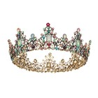 Elegant Queen Crown Tiara For Women  Baroque Princess Headpiece  Bridal Jewelry