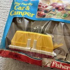 Vintage 1982 Fisher-price Little People Play Family Car Pop-up Camper   992 Nos
