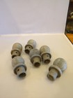 Lot Of 6 Vtg  3-1 4  Tall 2-3 4  Dia Cast Iron Ball For Fence gate Post Topper