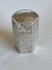 Antique -  Silver Persian Hexagonal Pepper Shaker - Vartan A o  84 Stamp - Used