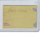 Windsor Summerville Irondequoit 1940 Dance Ticket 9 O  Clock Club Rochester Ny