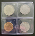 Benito Mussolini  Dictator Of Italy Wwii Set Of 4 Coins   2 Banknotes 1939-1943
