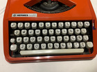 Hermes Baby Typewriter - Pop Art - Spanish Layout - 1970s  
