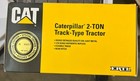 Ertl - Cat Caterpillar 2-ton Track Type Tractor New In Box 1 16 Scale Model 2438