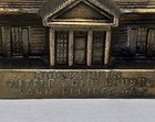 Roosevelt s Little White House Vtg Brass Souvenir Building Warm Springs Ga  Fdr