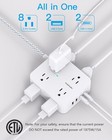 Surge Protector Power Strip - Hanycony 8 Outlets 4 Usb  2 Usb C  Charging Ports 