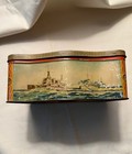 Vintage 1937 King George Vi   Queen Elizabeth Coronation Souvenir Tin