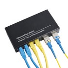 2 Sfp To 4 Rj45 Gigabit Fiber Switch 1000m Sfp Media Converter With Lc sc Module