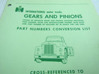 International Trucks Gears   Pinions  Part Number Conversion List   1 68