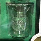 New Golf Ball Whiskey Shot Glasses Set Of 4 Double Walled 3d Glass Clear Gift