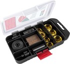 Grommet Kit  3 8  And 1 2  Solid Brass Grommets With Eyelets Setting Tool And   