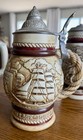 4 Collectible Vintage Avon Lidded Beer Steins 1977 - 1980 Beer Mug stein