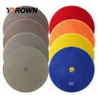 Ydrown 7 Inches Diamond Polishing Pads Electroplated Professional For Glass
